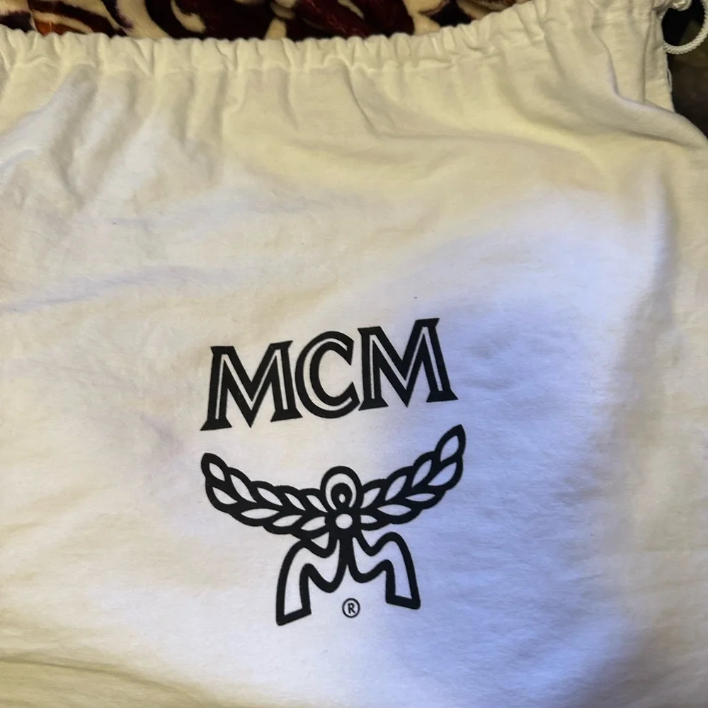 MCM zipper tote